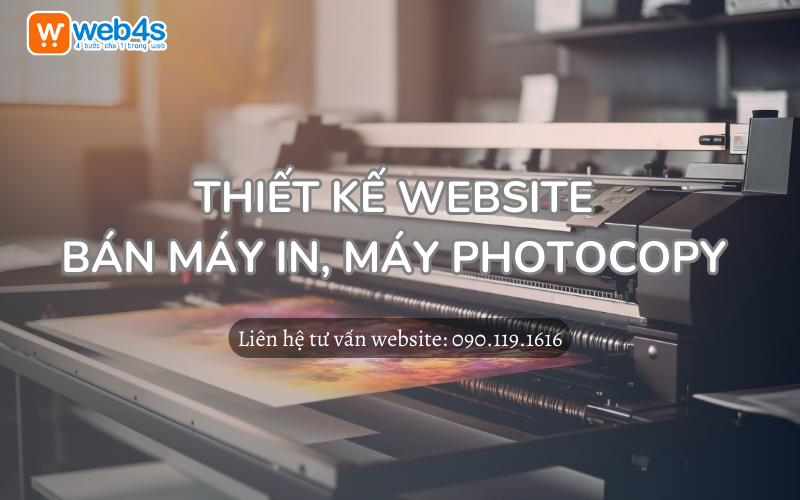 Thiết kế website bán máy In, máy Photocopy